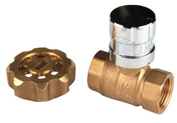 Magnetic Lockable Brass Ball Valve